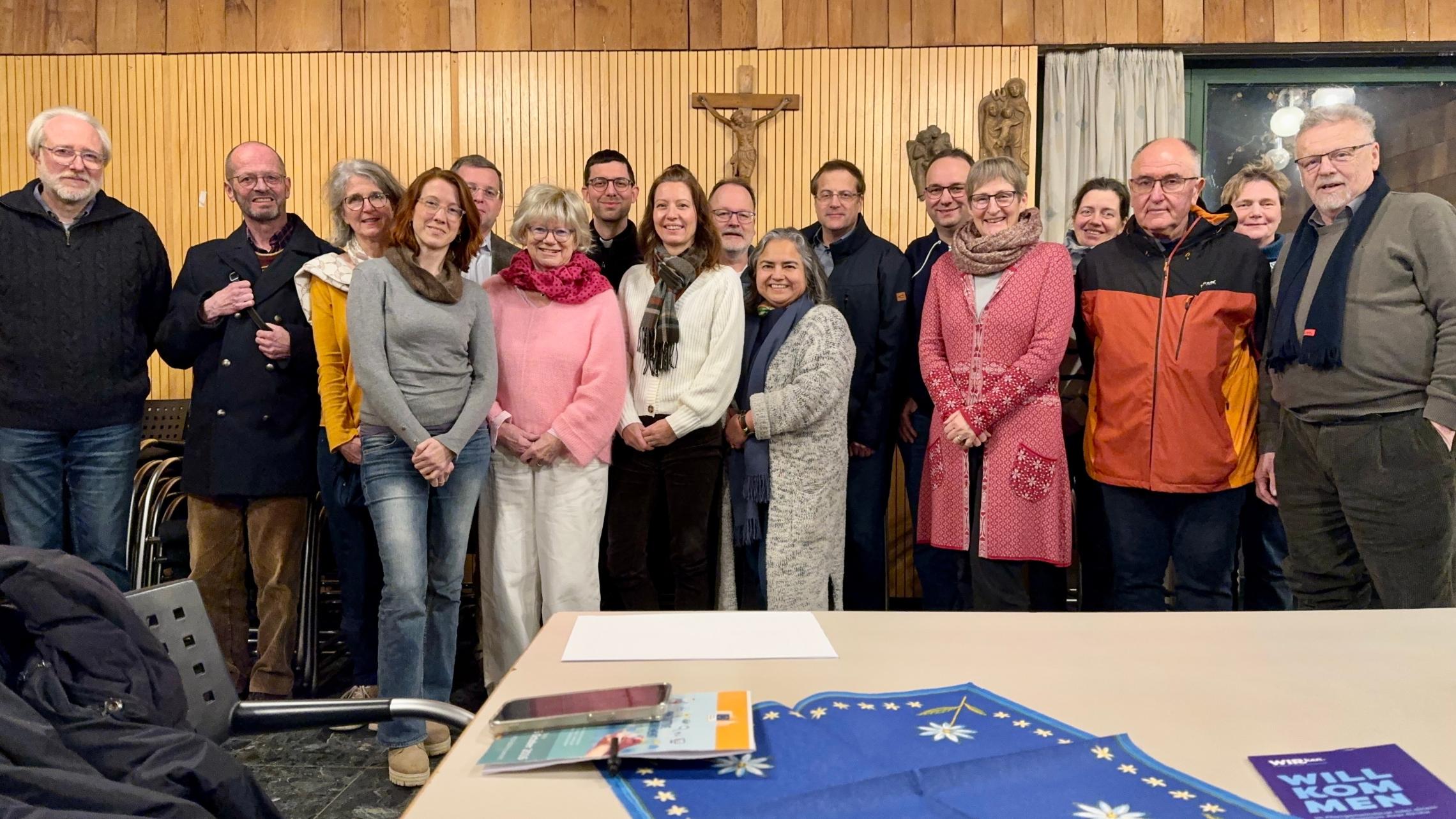 PGR Honnef mit PAstoralteam, fehlend im Bild HJ. Höhn
