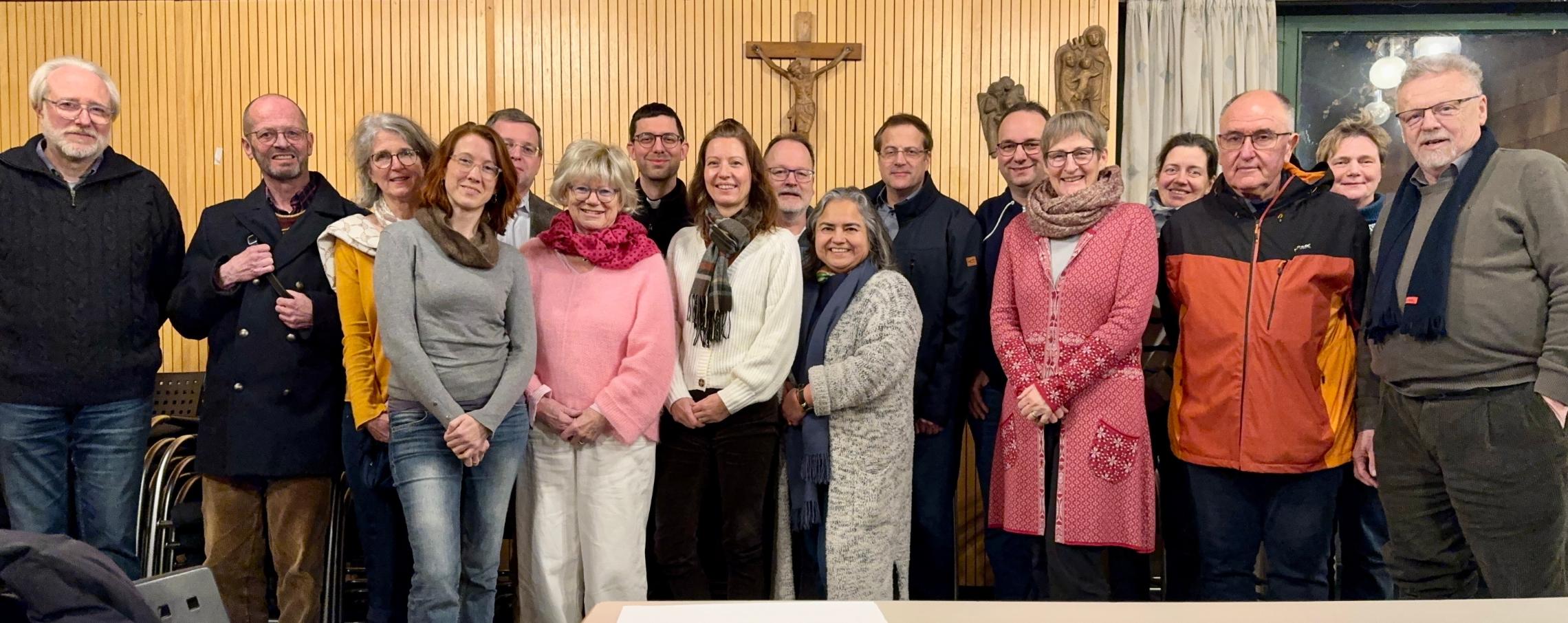 PGR Honnef mit PAstoralteam, fehlend im Bild HJ. Höhn